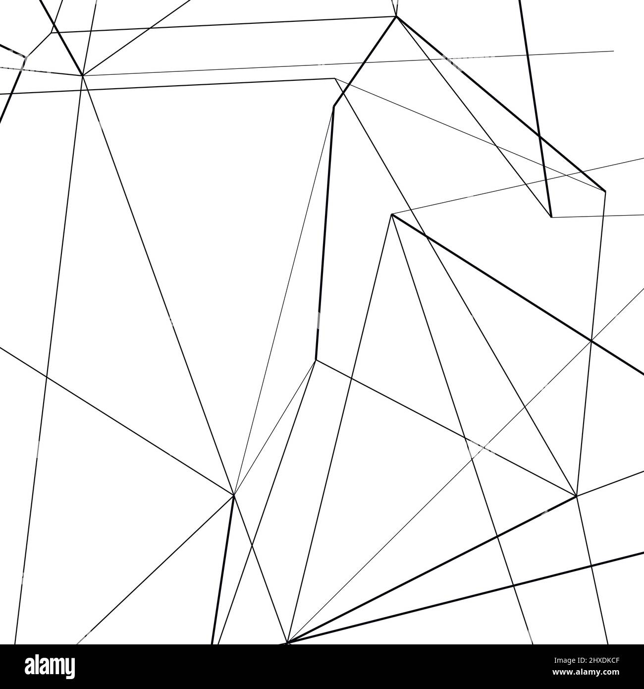 Abstract connecting and overlapping lines. Vector illustration Stock ...