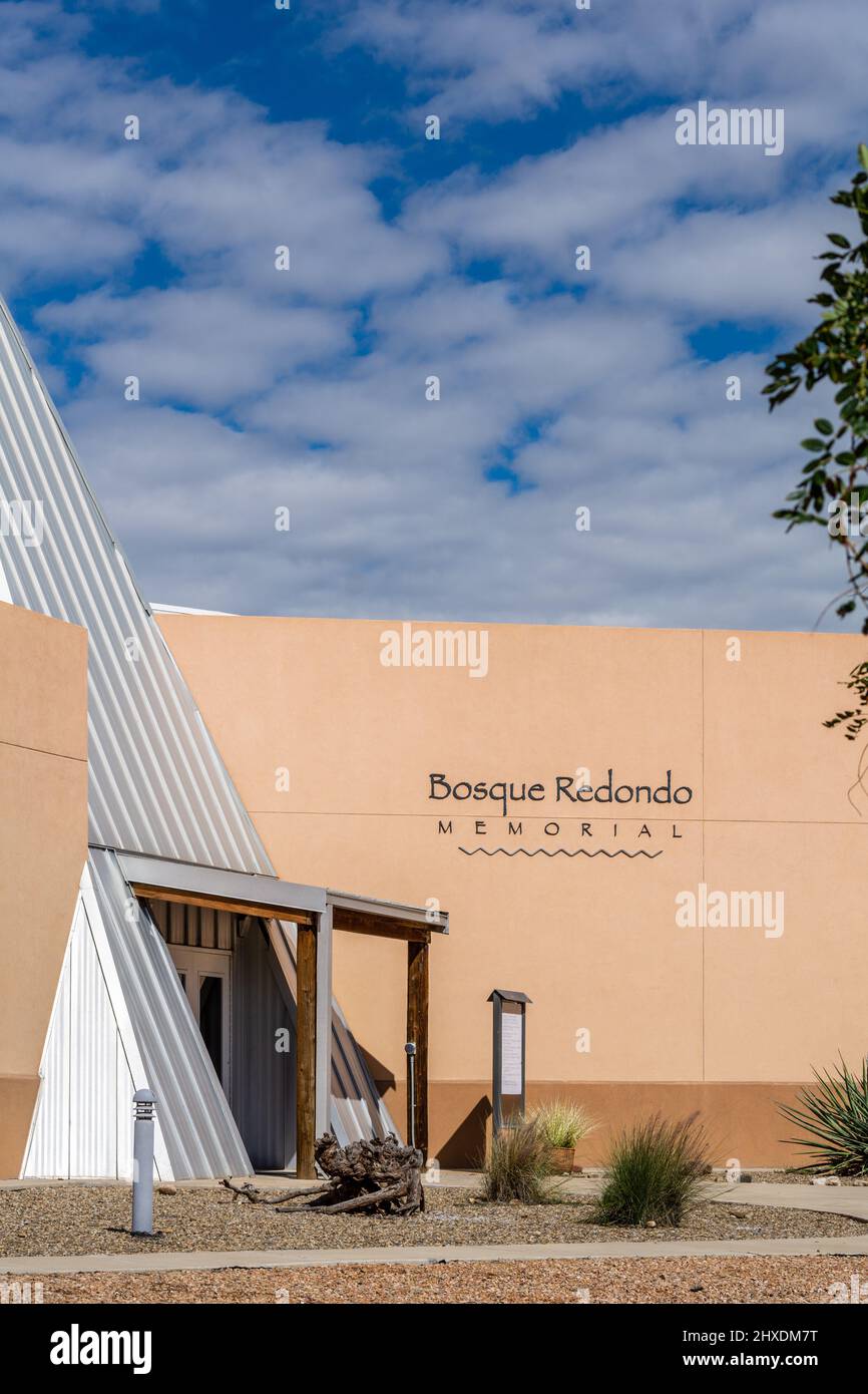 Bosque Redondo Memorial at Fort Sumner Historic Site, New Mexico, USA. Stock Photo