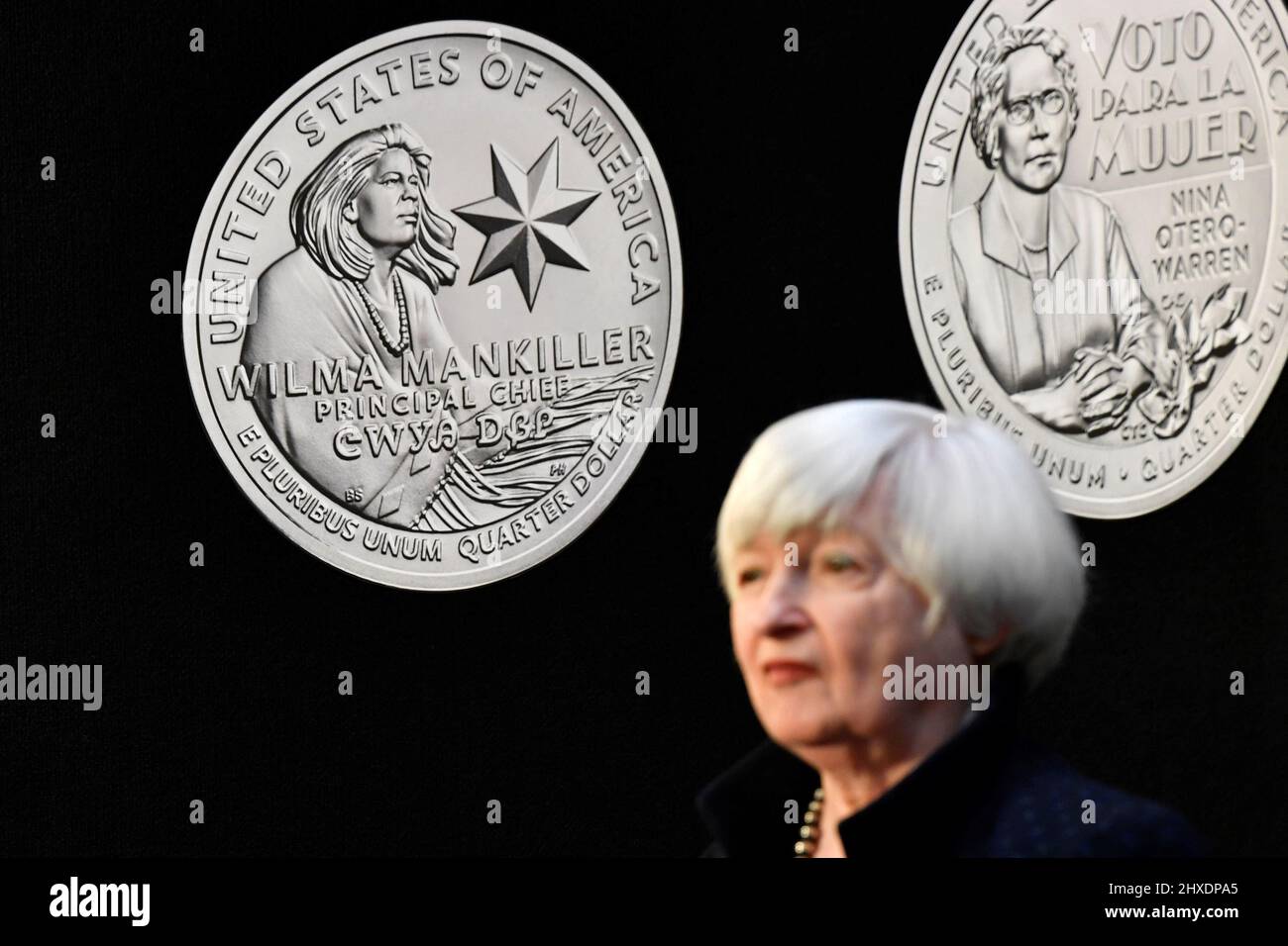 Wilma mankiller quarter hires stock photography and images Alamy