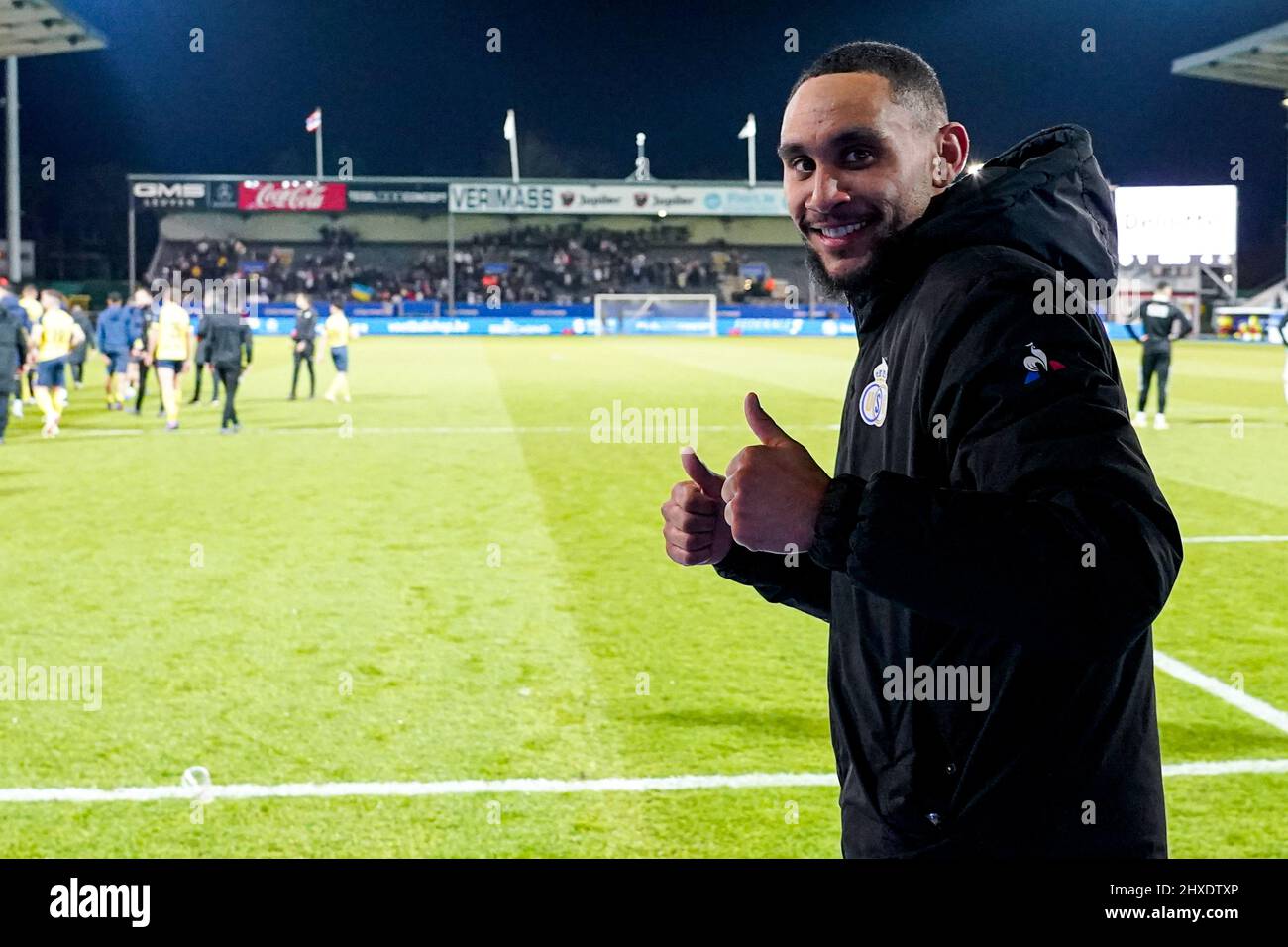 LEUVEN, BELGIUM MARCH 11 Loic Lapoussin of Royale Union Saint
