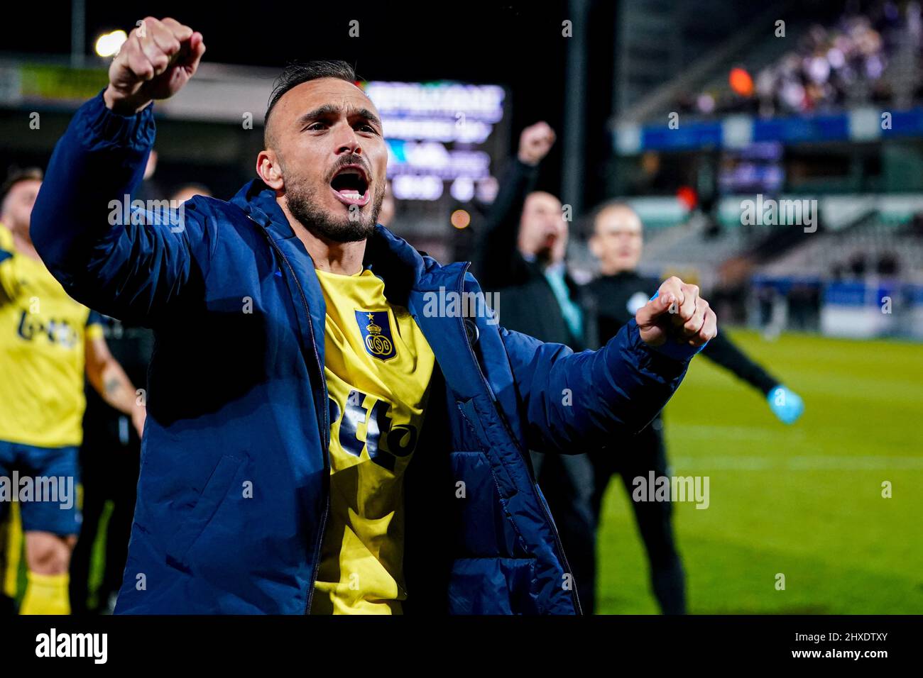 LEUVEN, BELGIUM MARCH 11 Teddy Teuma of Royale Union SaintGilloise