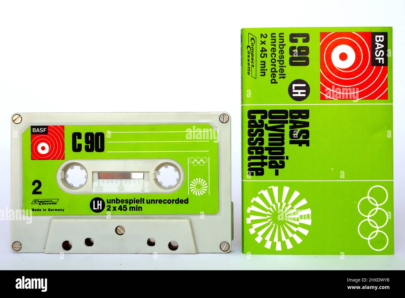 Green Reel to Reel Cassette Tapes
