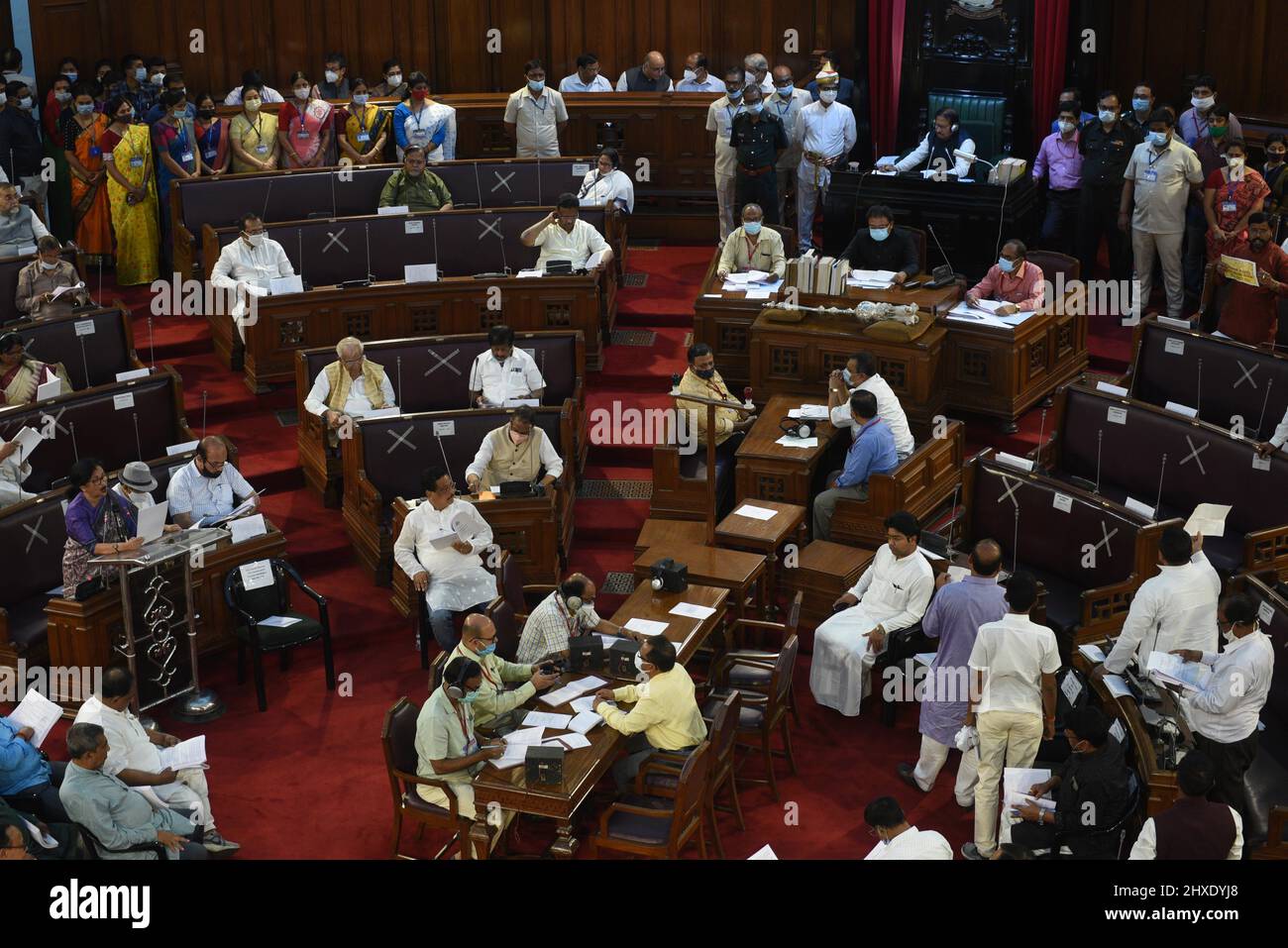 KOLKATA, INDIA MARCH 11 An aerial view of the West Bengal