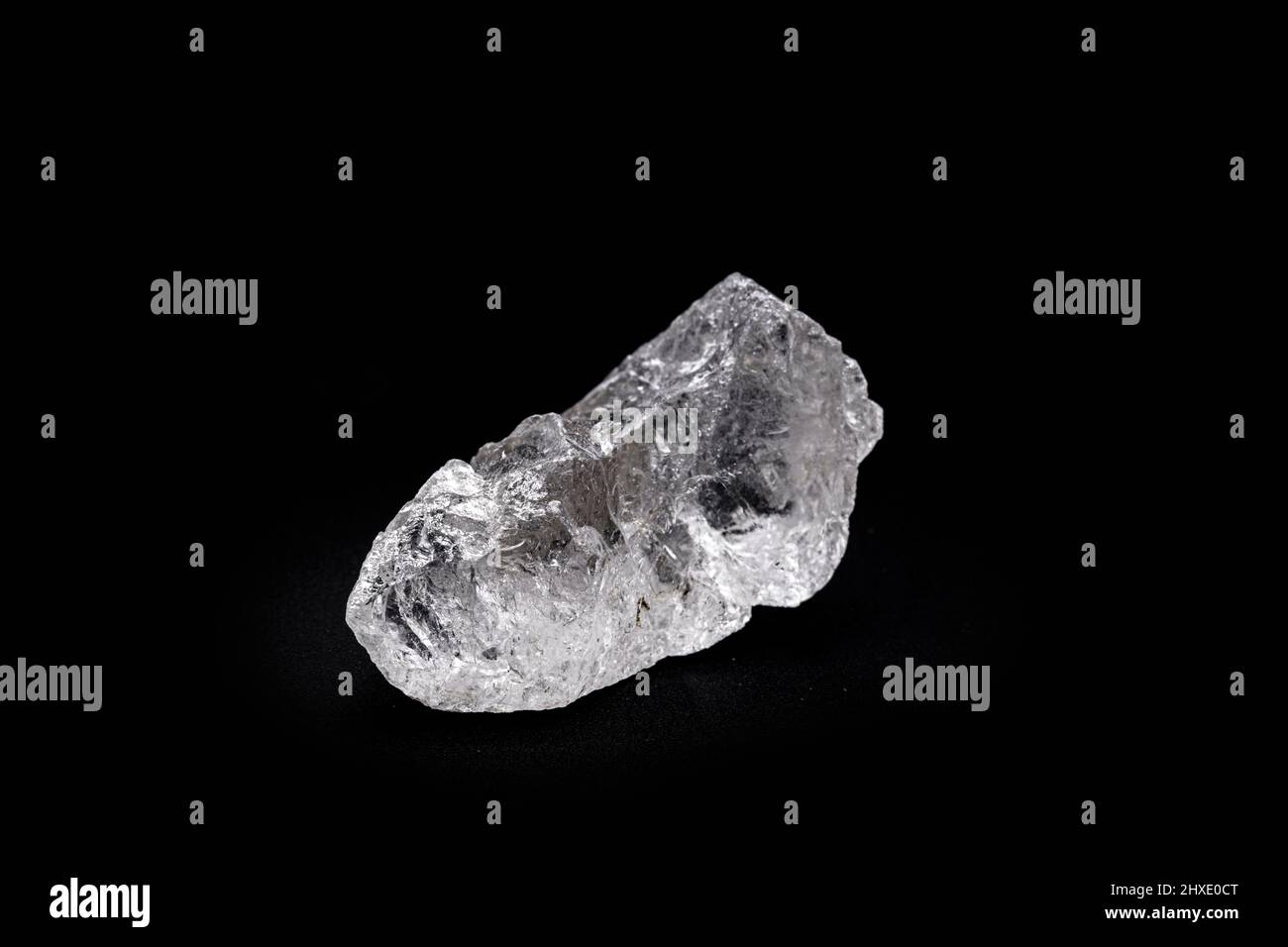 Potassium alum stones, or potash alum, called ame-stone, is the double sulfate of aluminum and potassium, widely used to reduce sweating Stock Photo