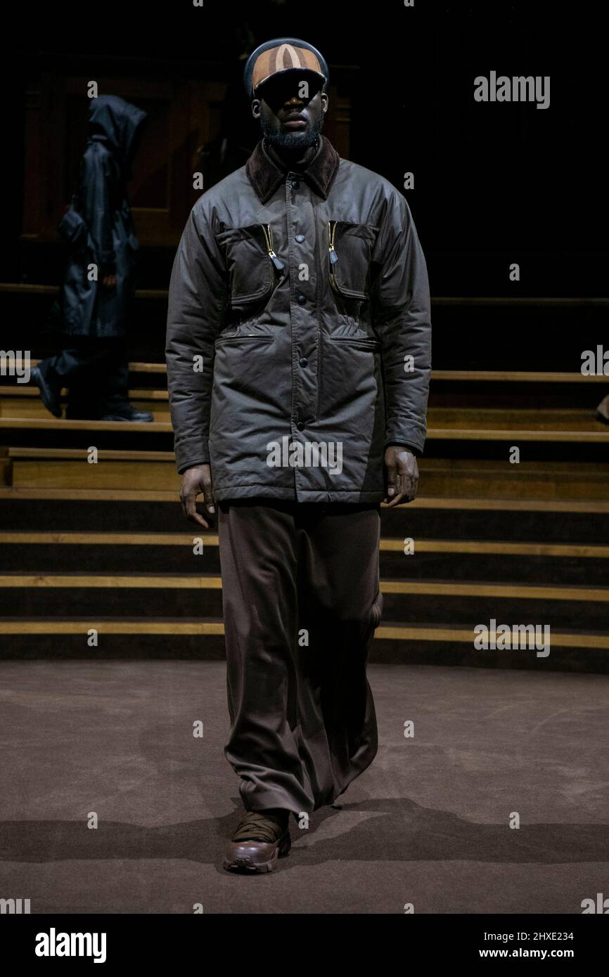 BURBERRY Fall/Winter 2022-23 Runway - London, UK. 11/03/2022 Stock ...