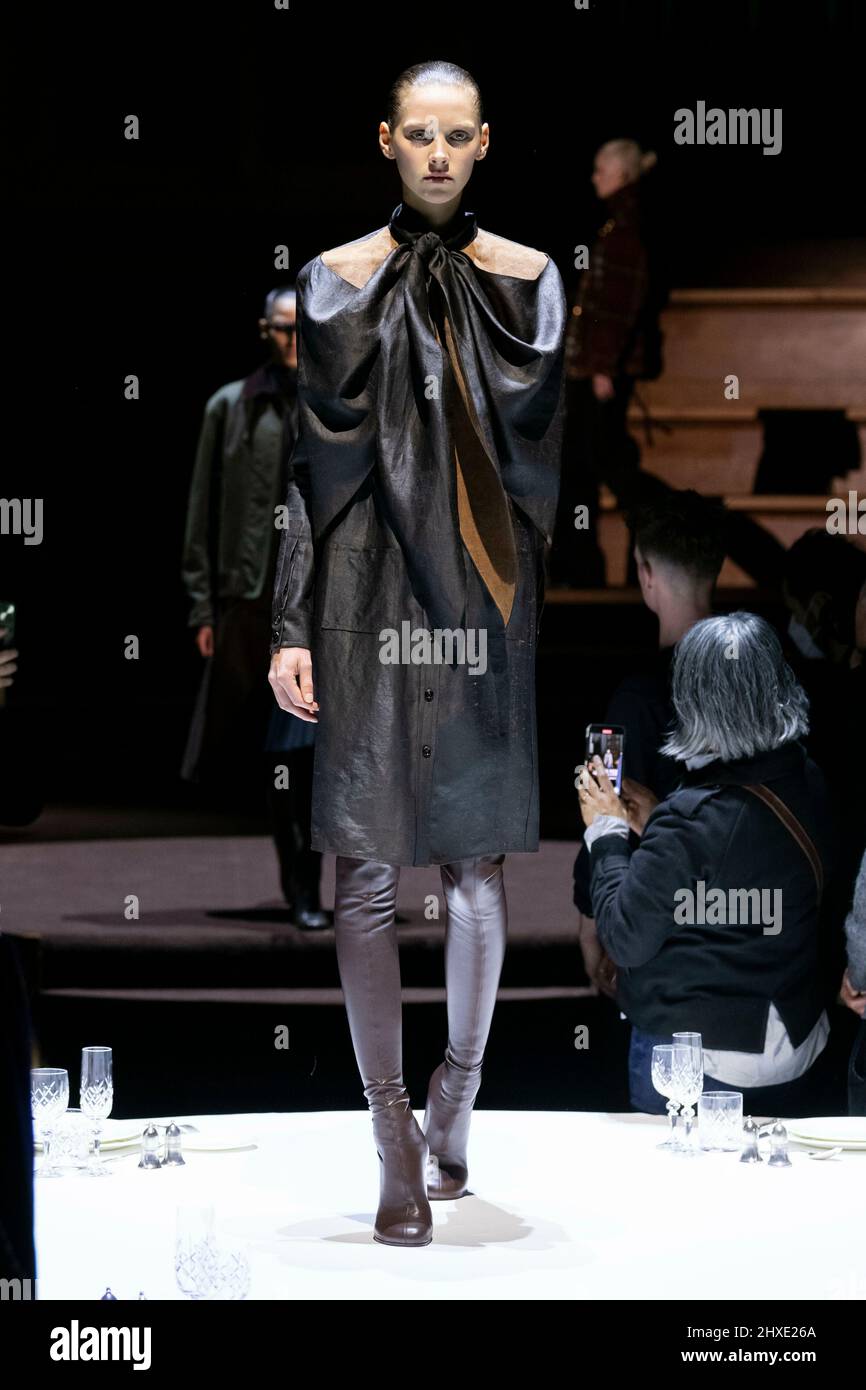BURBERRY Fall/Winter 2022-23 Runway - London, UK. 11/03/2022 Stock ...