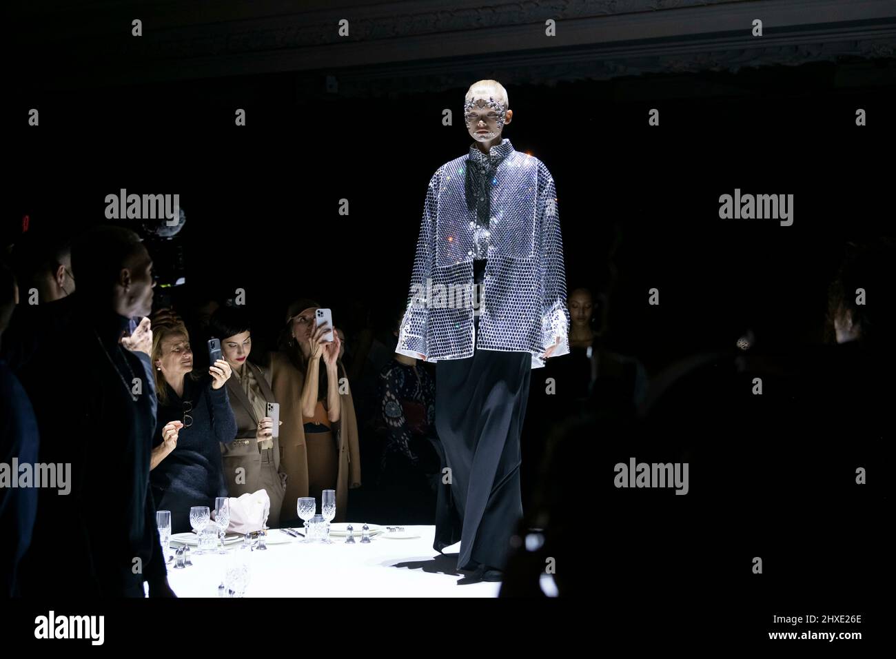 BURBERRY Fall/Winter 2022-23 Runway - London, UK. 11/03/2022 Stock ...