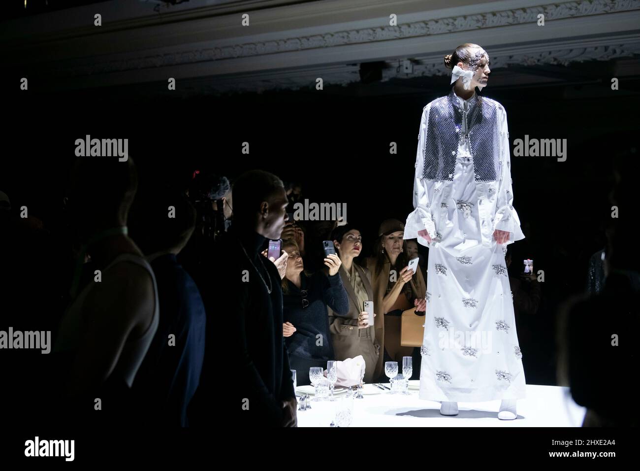 BURBERRY Fall/Winter 2022-23 Runway - London, UK. 11/03/2022 Stock ...