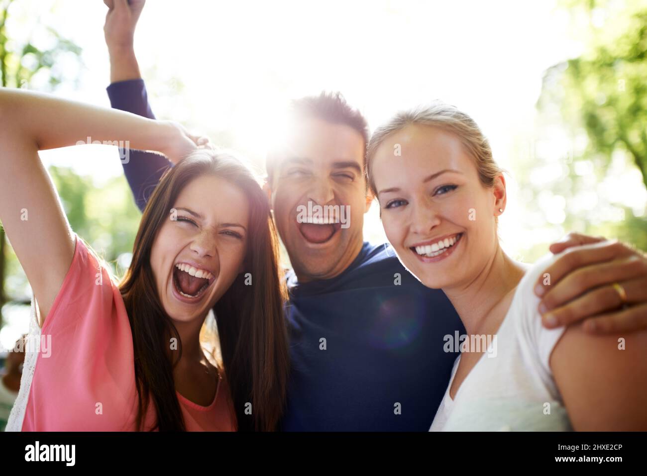 Female, extrovert, outdoors hi-res stock photography and images - Alamy