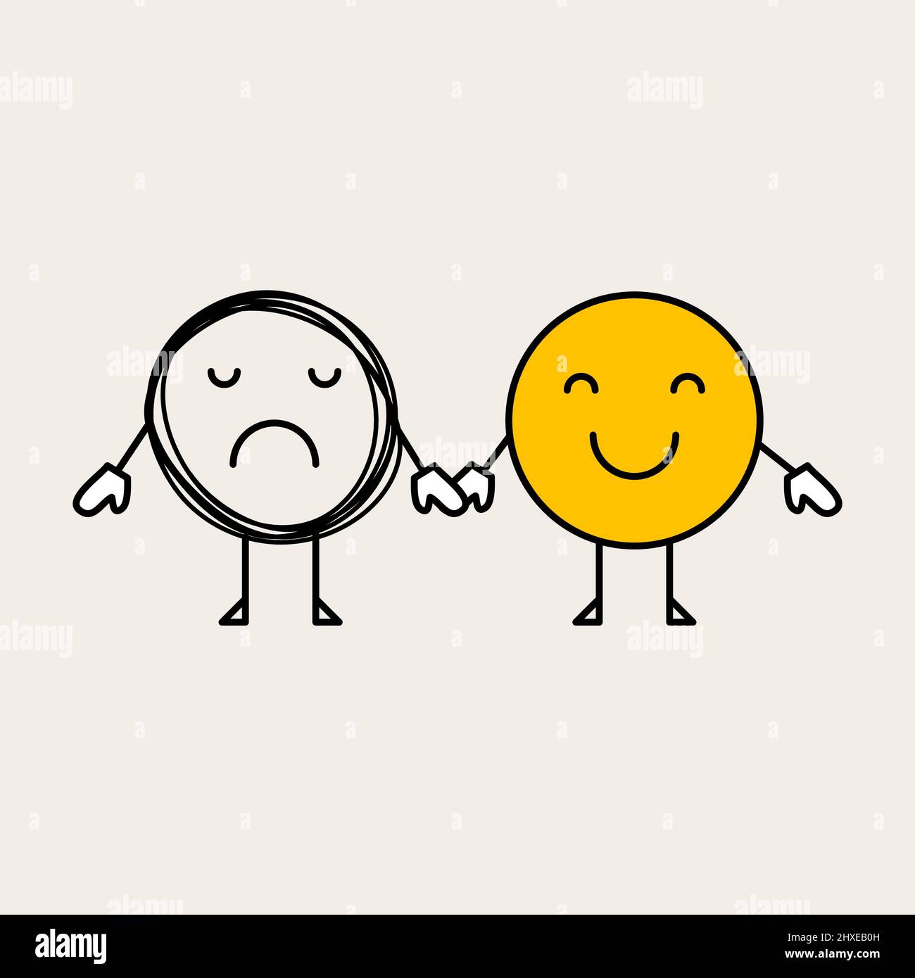 Help, coaching, mentoring, problem solving, abstract icon business problem solving, consulting. Vector illustration Stock Vector