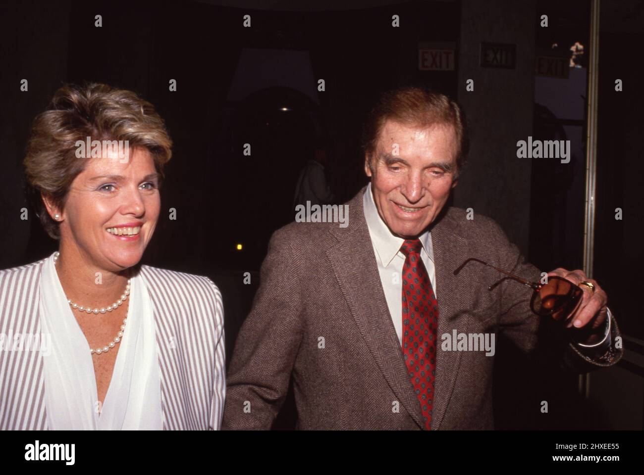 Susan Martin and Burt Lancaster Circa 1980's Credit: Ralph Dominguez/MediaPunch Stock Photo