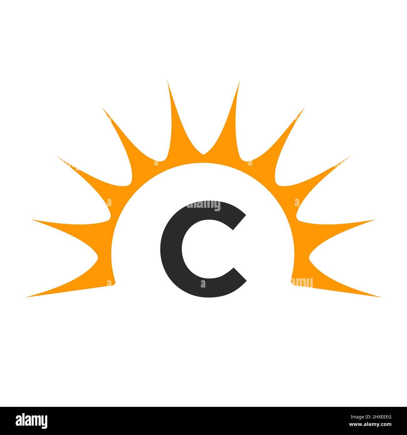 Sun light on letter Cut Out Stock Images & Pictures - Alamy