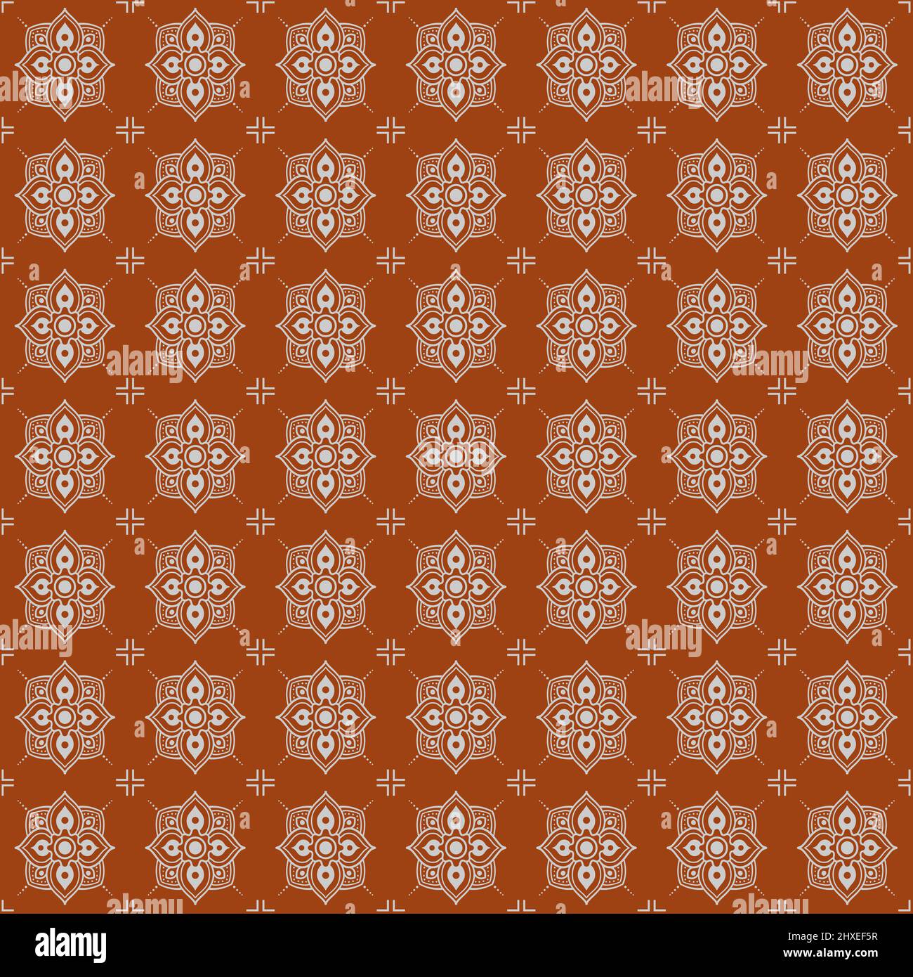 Vintage seamless floral pattern style Stock Vector