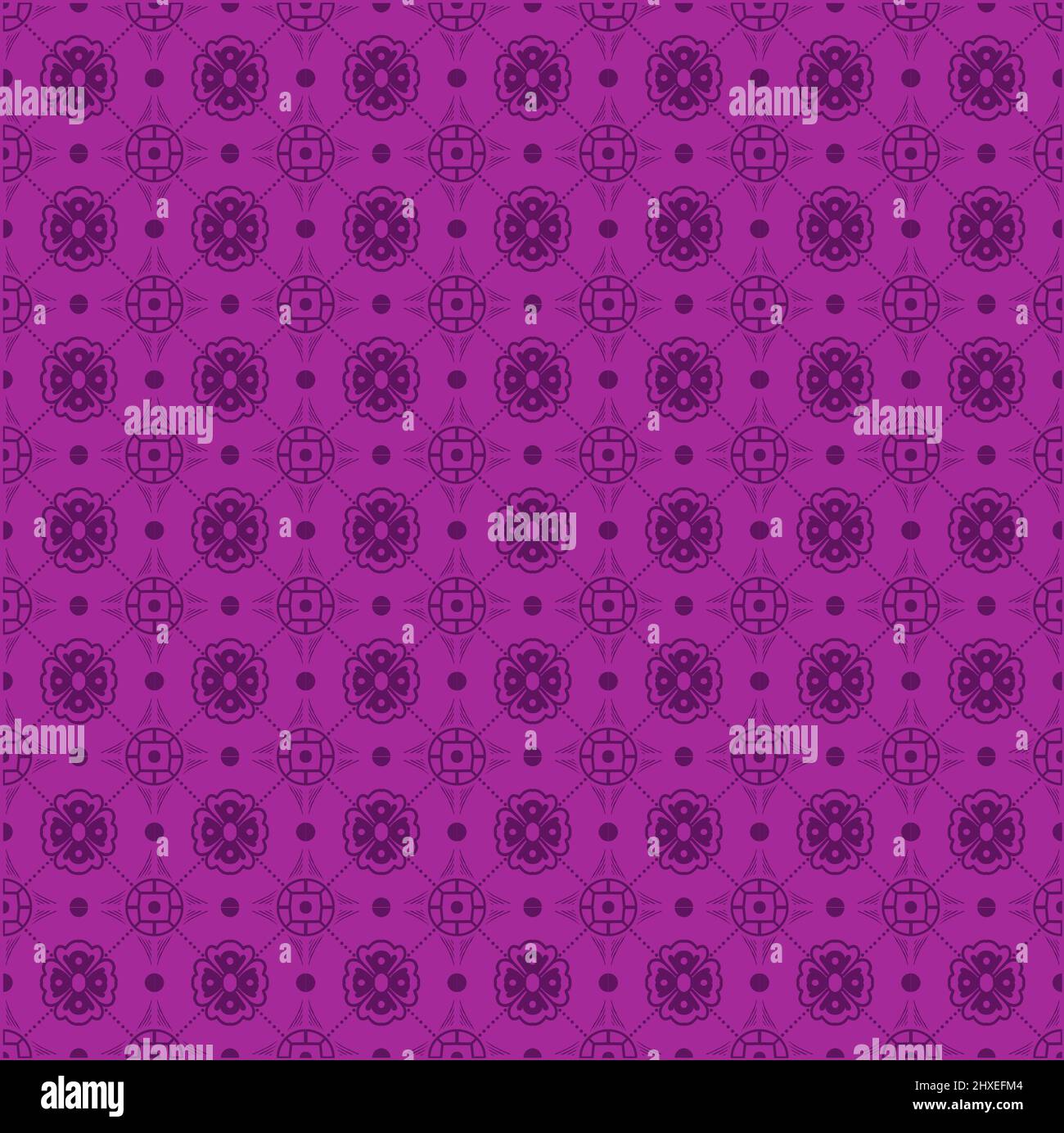 Vintage seamless floral pattern style Stock Vector