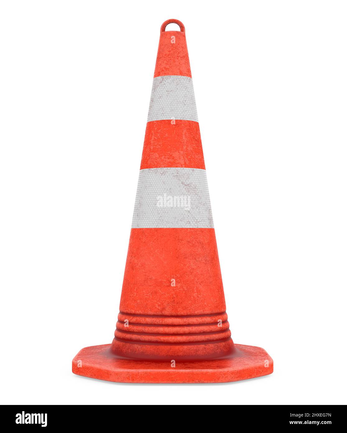 Traffic Cone Isolated Stock Photo