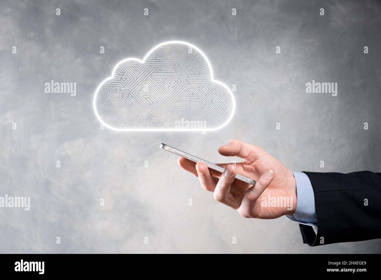 Cloud computing concept,cloud for transfer data.Cloud computing, big ...