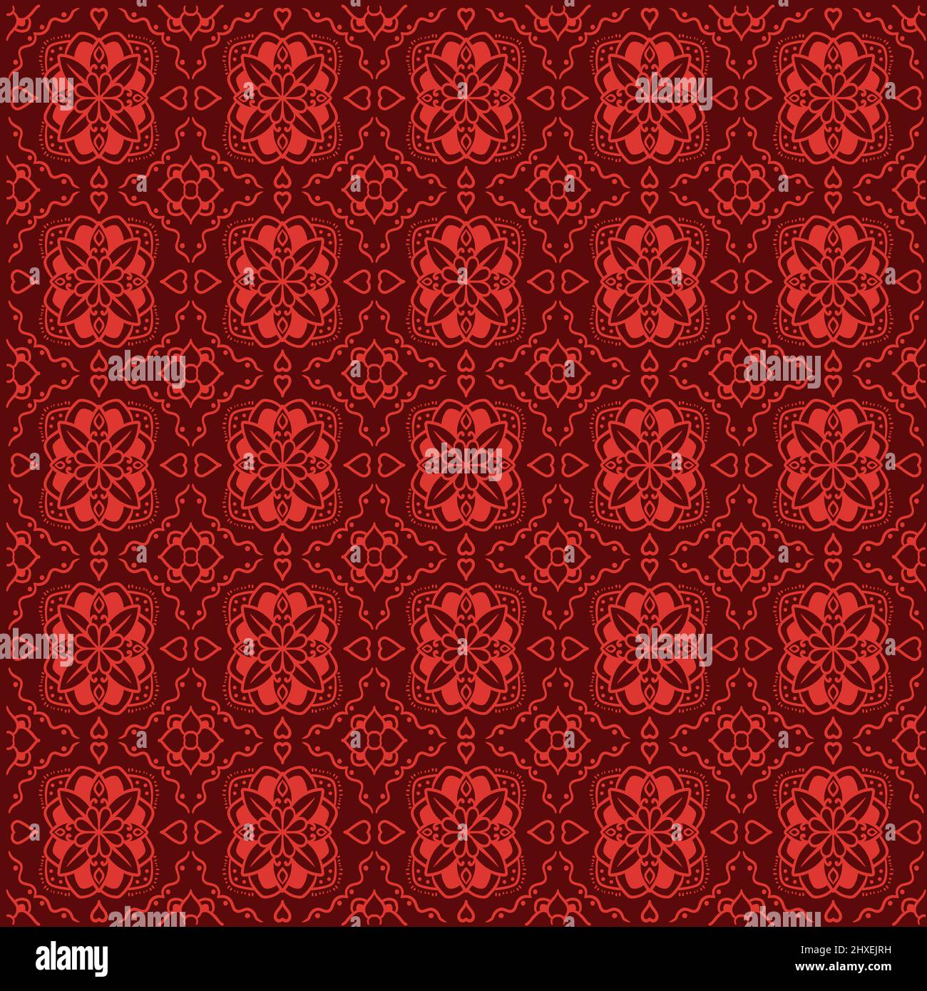 Vintage seamless floral pattern style Stock Vector Image & Art - Alamy