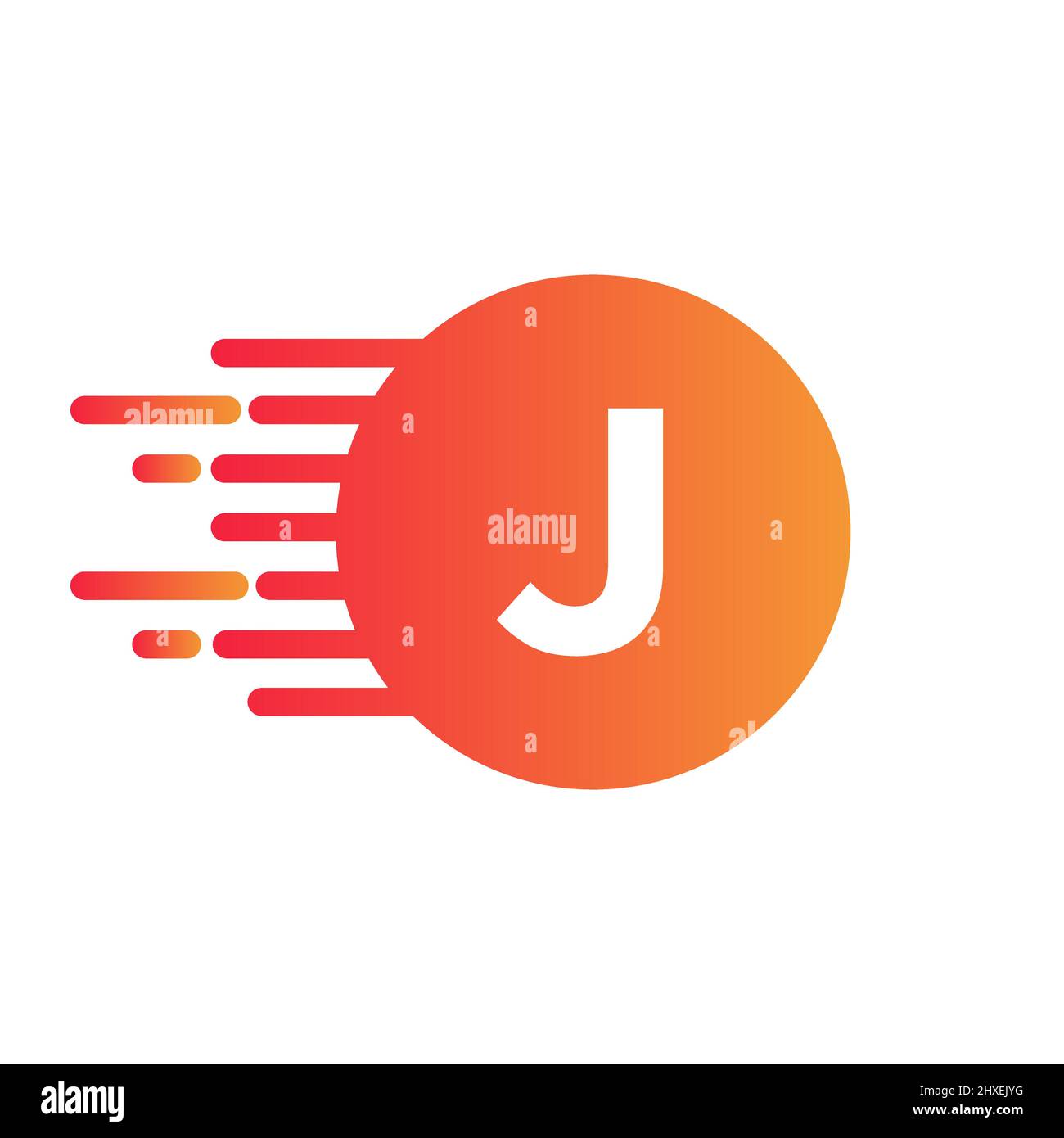 Abstract Dots Letter J Logo Icon. J Letter Design Vector with Dots ...