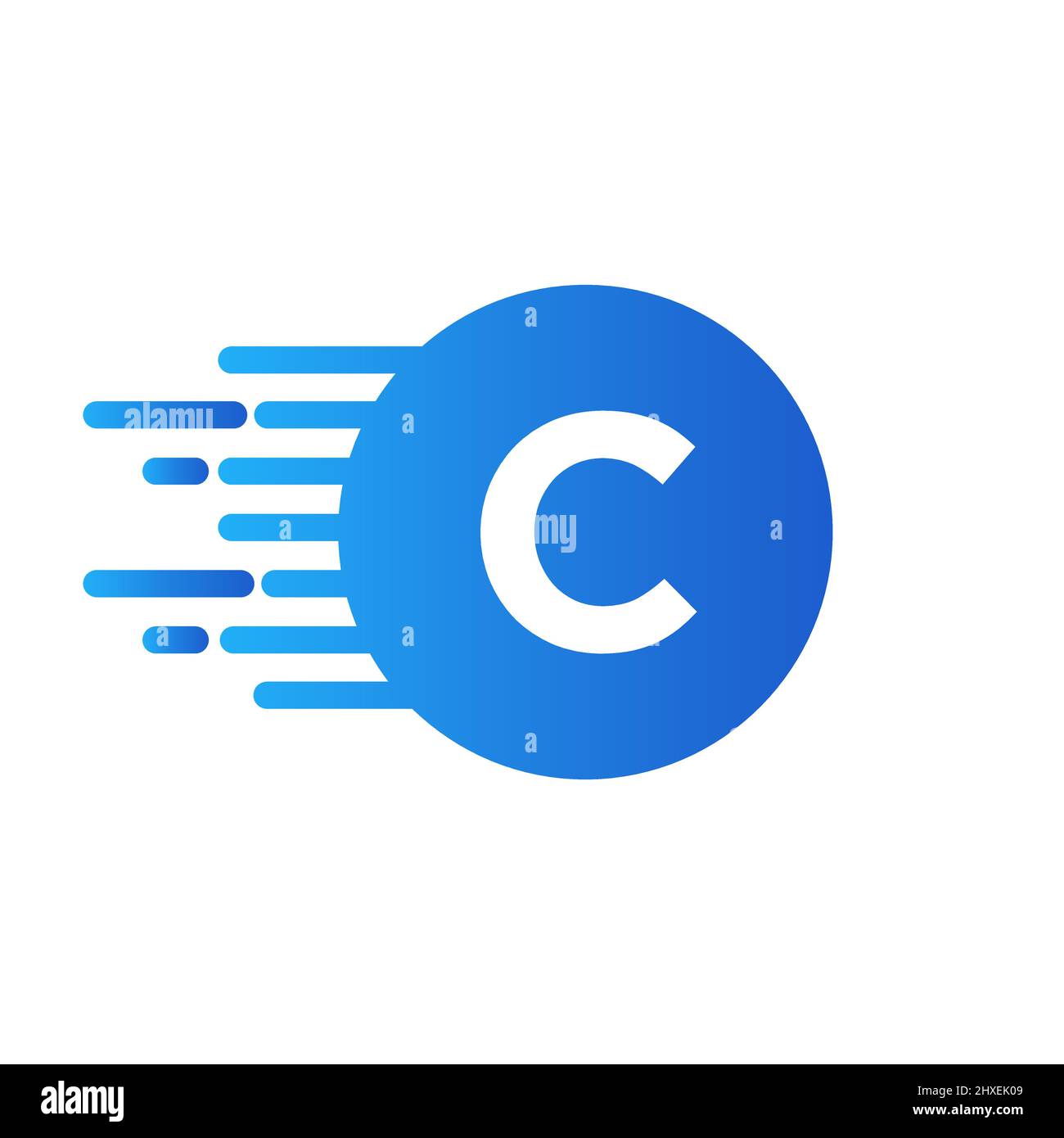 Abstract Dots Letter C Logo Icon. C Letter Design Vector with Dots ...