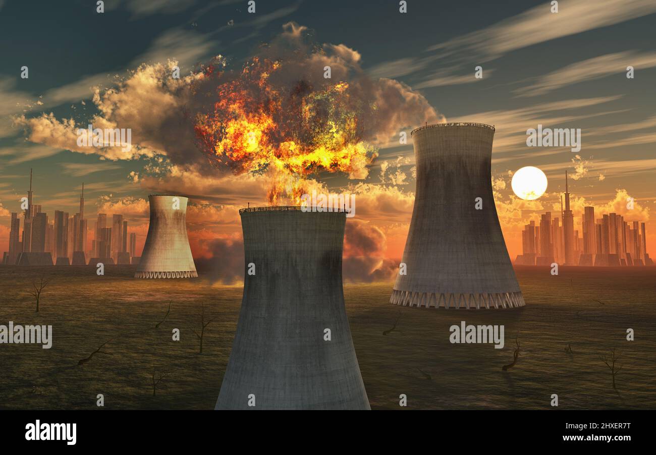 nuclear power plant explosion effects