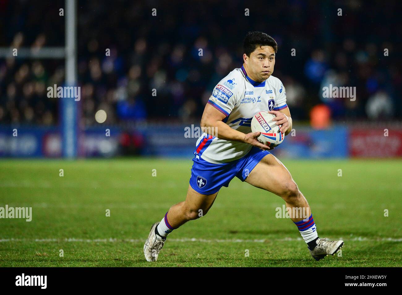 Wakefield, England - 11th March 2022 -  Wakefield Trinity's Mason Lino in action. Rugby League Betfred Super League Round 5 Wakefield Trinity vs Toulouse Olympique at Be Well Support Stadium, Wakefield, UK  Dean Williams Stock Photo