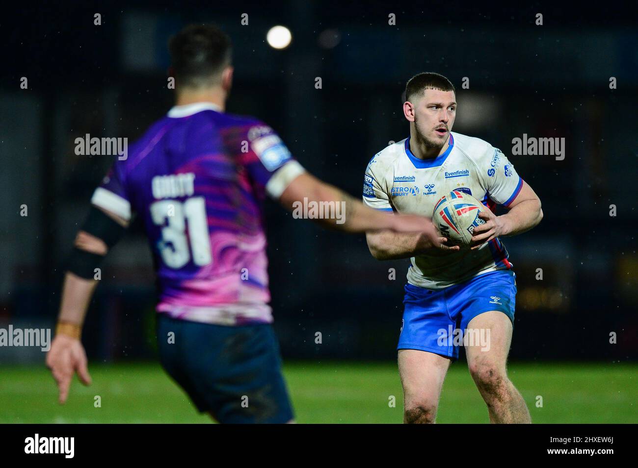 Wakefield, England - 11th March 2022 -  Wakefield Trinity's Brad Walker in action. Rugby League Betfred Super League Round 5 Wakefield Trinity vs Toulouse Olympique at Be Well Support Stadium, Wakefield, UK  Dean Williams Stock Photo