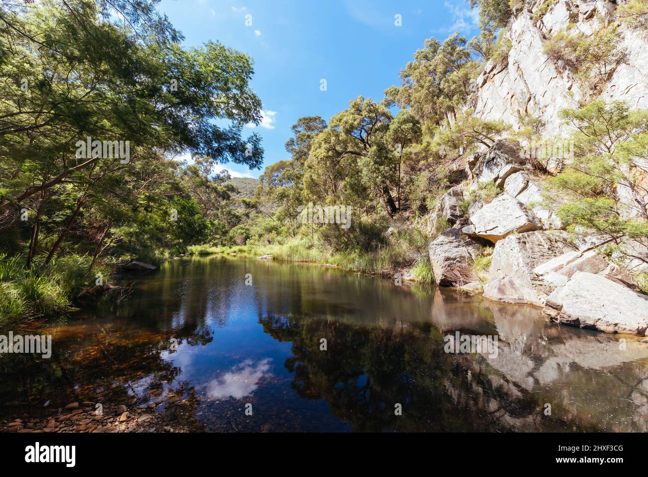 Lerderderg Gorge Circuit Walk in Melbourne Australia Stock Photo - Alamy