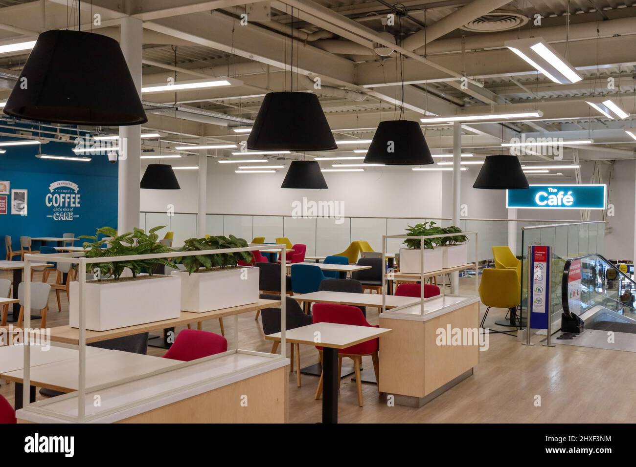 New Tesco Cafe, Broughton, Chester / North Wales Stock Photo Alamy