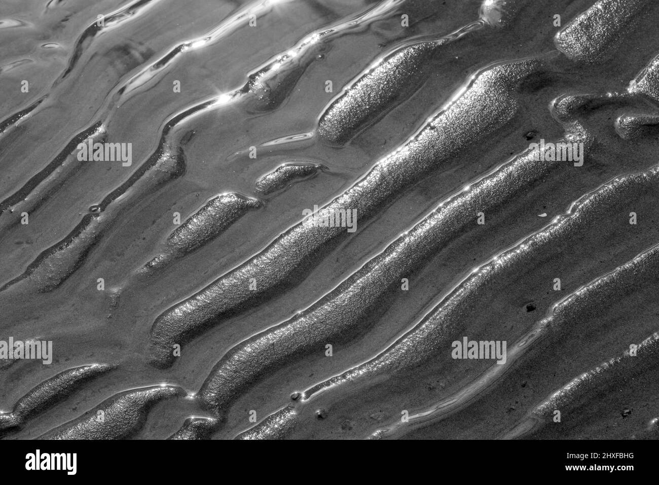 Sunlight patterns on water Black and White Stock Photos & Images - Alamy