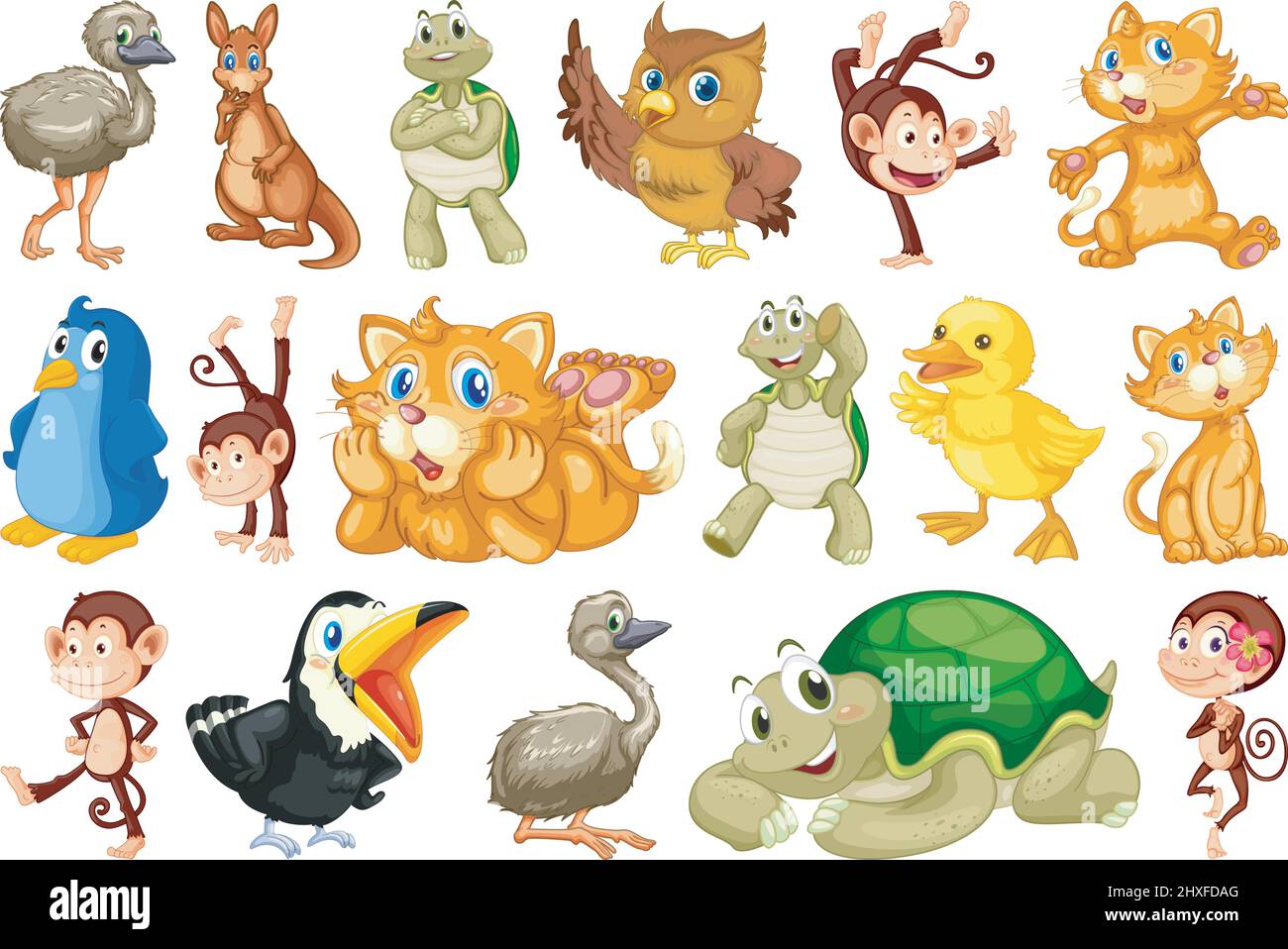 Animal illustration hi-res stock photography and images - Alamy