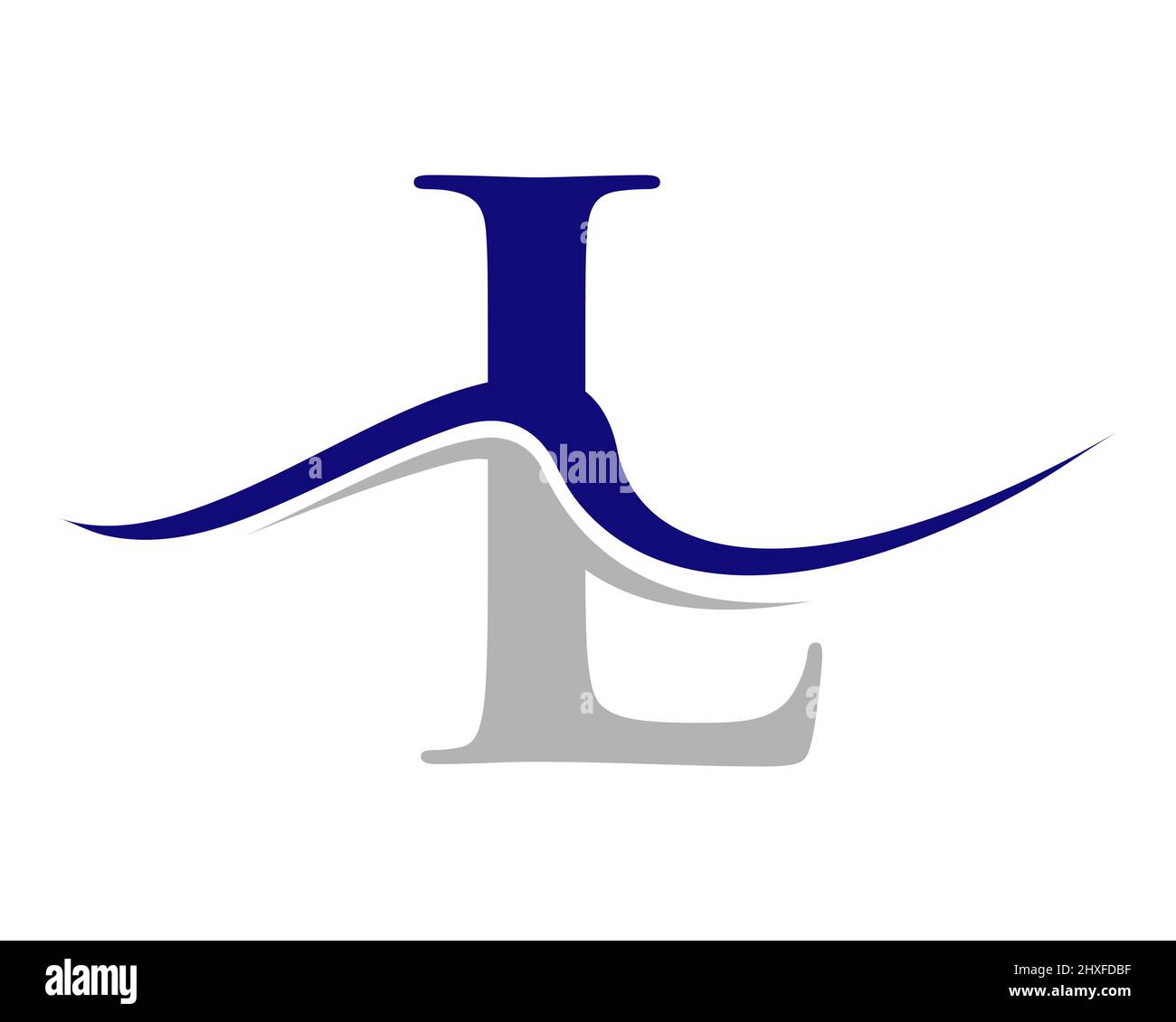 Initial Letter L Logo Design. Monogram and Creative Alphabet L Logotype Vector Template Stock Vector