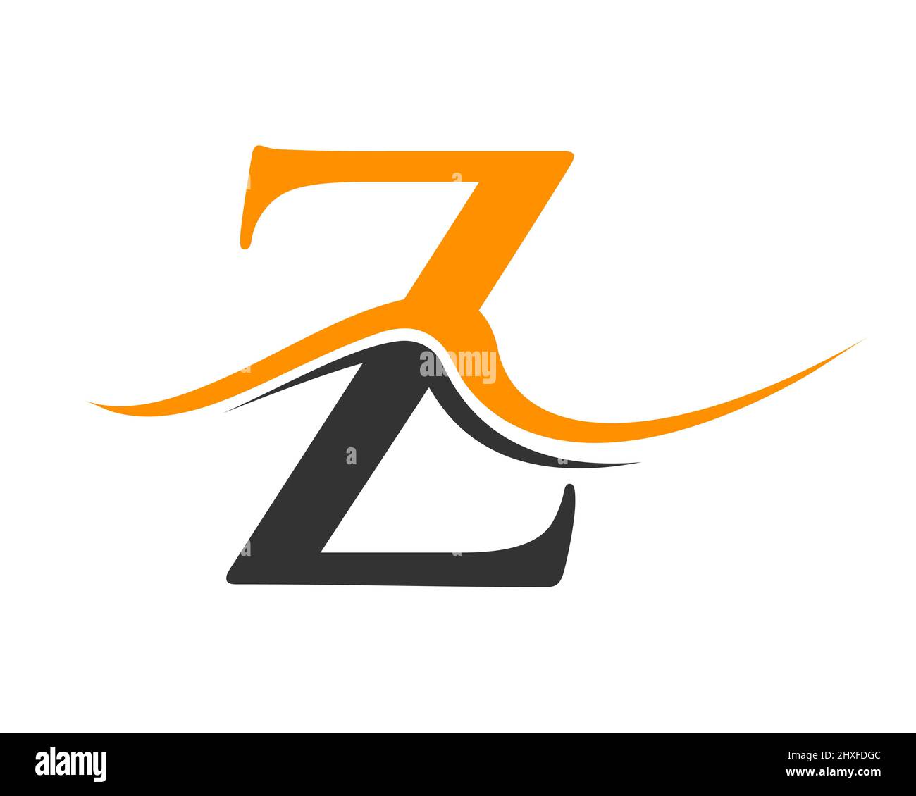 Initial Letter Z Logo Design. Monogram and Creative Alphabet Z Logotype Vector Template Stock Vector
