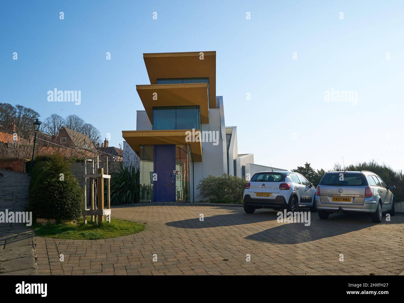 Modern design house architecture example Stock Photo