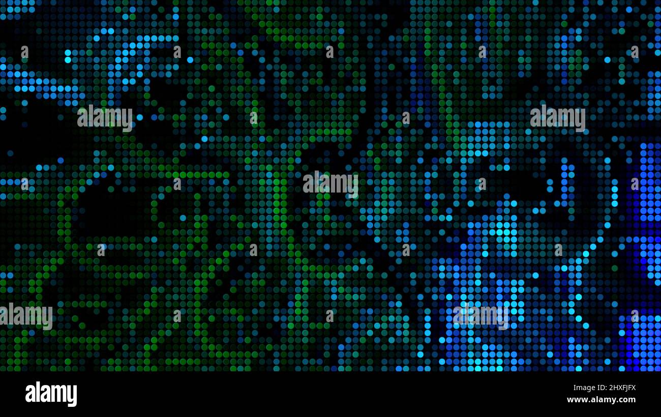Pixel animation of colorful bonded circles, seamless loop. Design ...