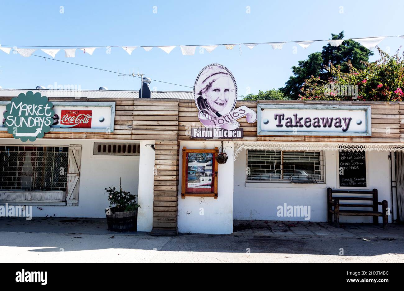 Totties Old Garage and Farm Kitchen Knysna South Africa Stock Photo Alamy