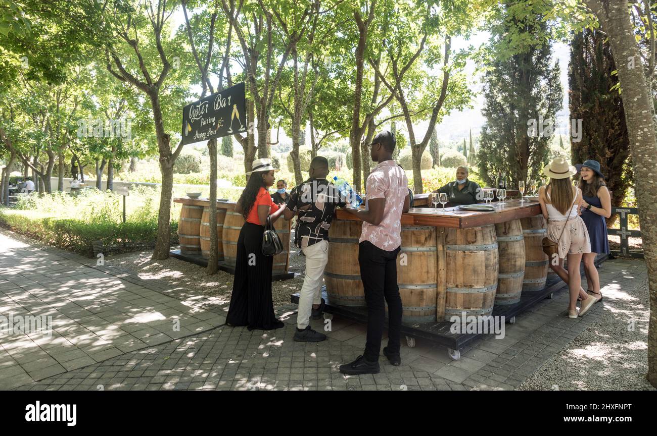 The Gardens at The Grand Provence Heritage Wine Estate Stock Photo Alamy