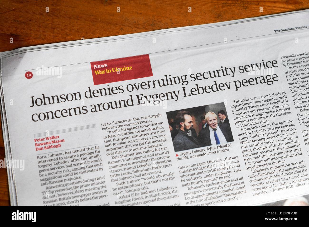 Evgeny lebedev lord hires stock photography and images Alamy