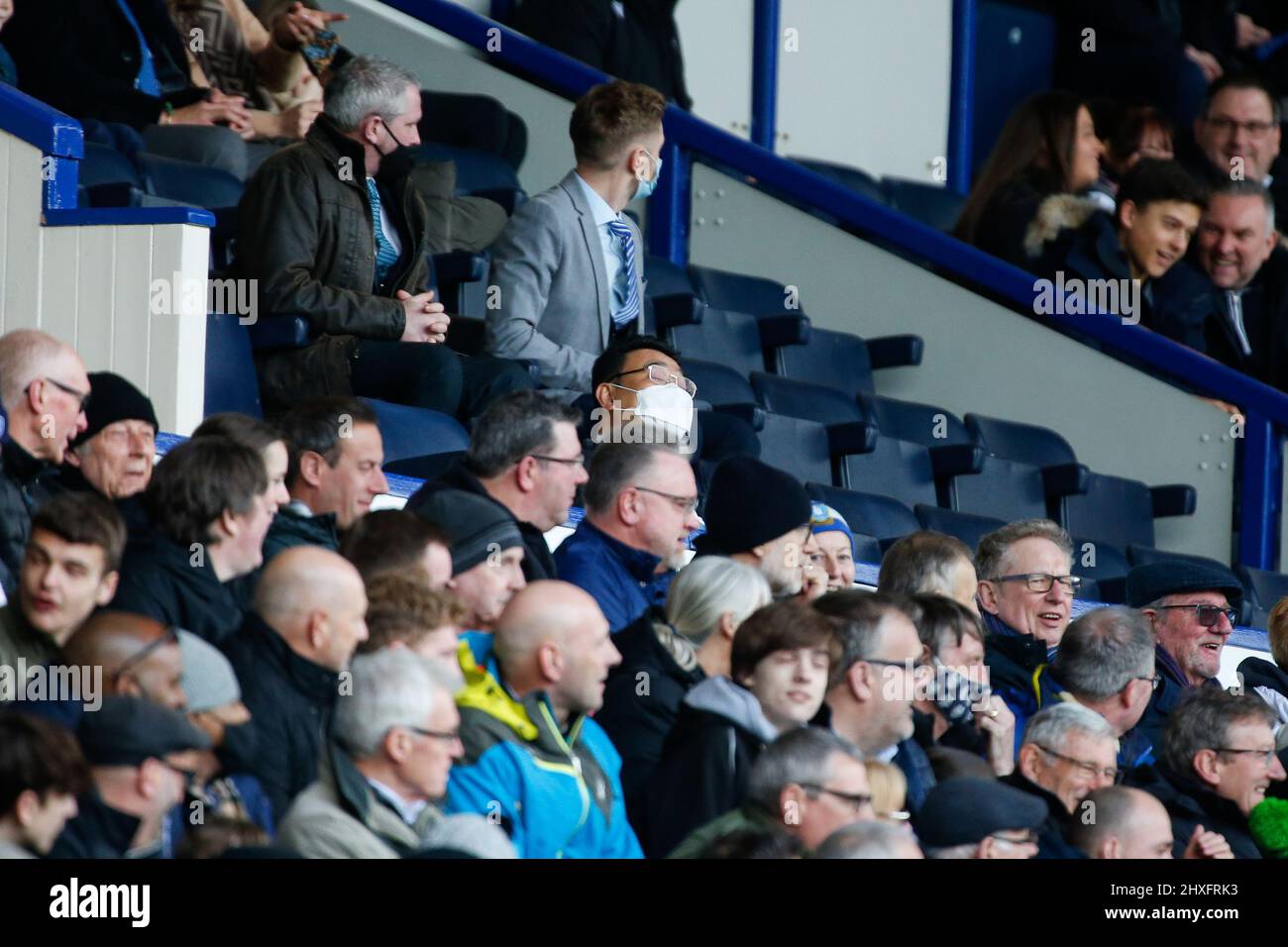Sheffield, UK. 12th Mar, 2022. Dejphon Chansiri, Owner of Sheffield Wednesday attends todays games in Sheffield, United Kingdom on 3/12/2022. (Photo by Ben Early/News Images/Sipa USA) Credit: Sipa USA/Alamy Live News Stock Photo