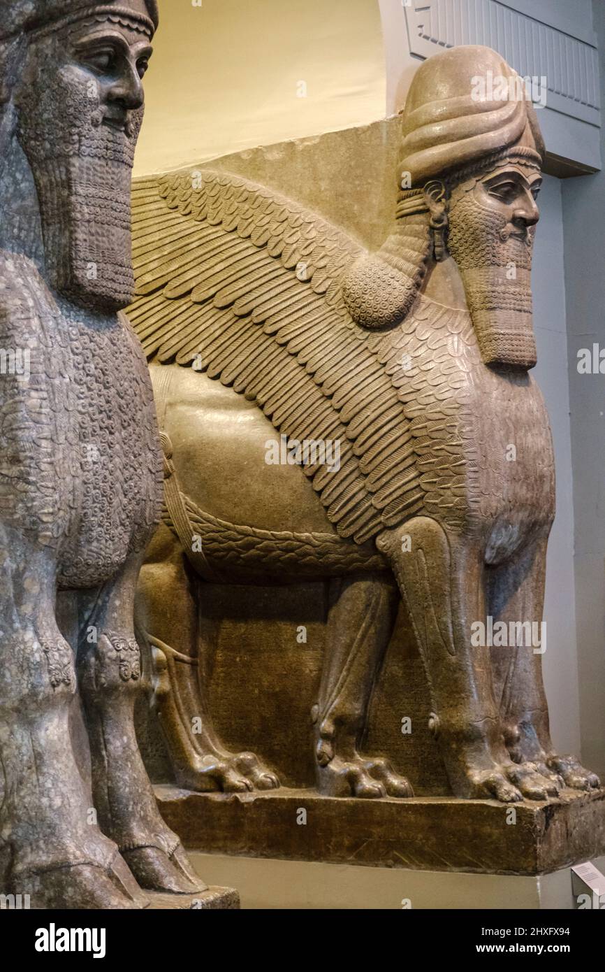 Winged Bull Bookend - Assyrian Cultural Gifts - The British