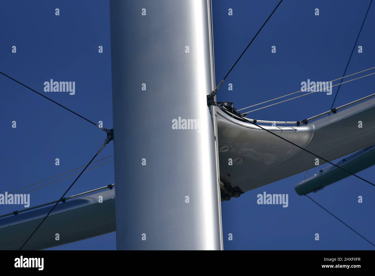 Closeup detailed view of a Maltese Falcon Dyna-Rig sleek and attractive ...