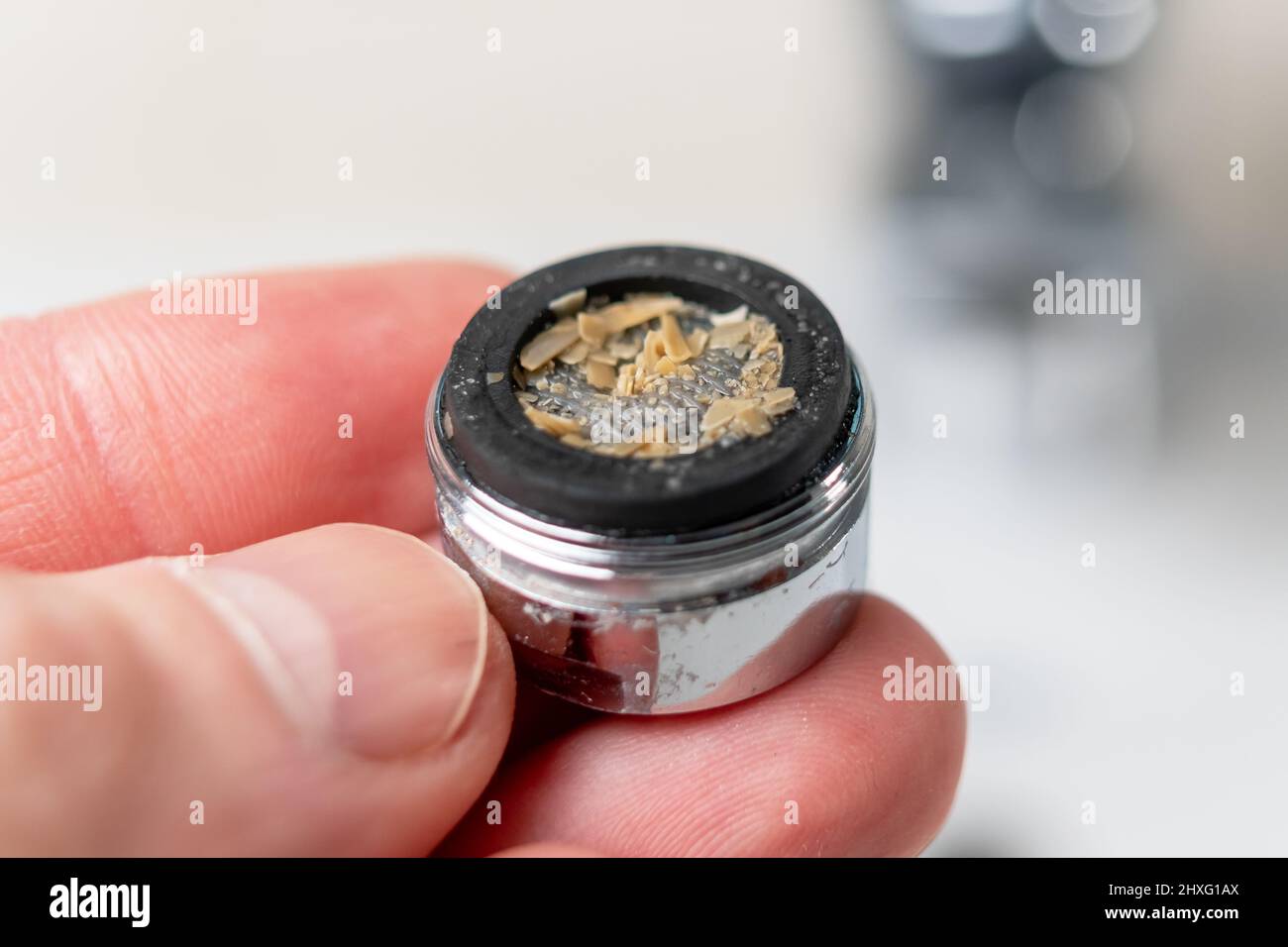 Kitchen faucet aerator hi-res stock photography and images - Alamy