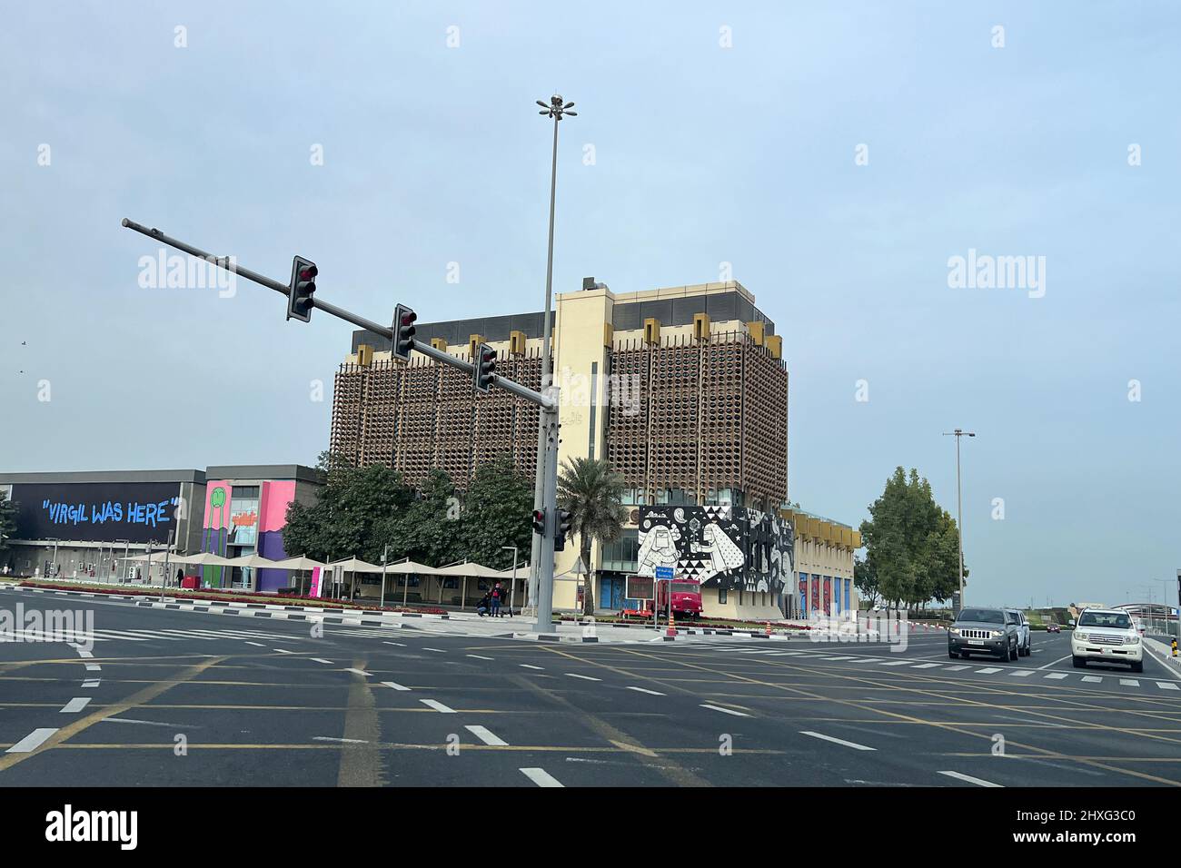 Iconic Fire Station doha Qatar Stock Photo Alamy