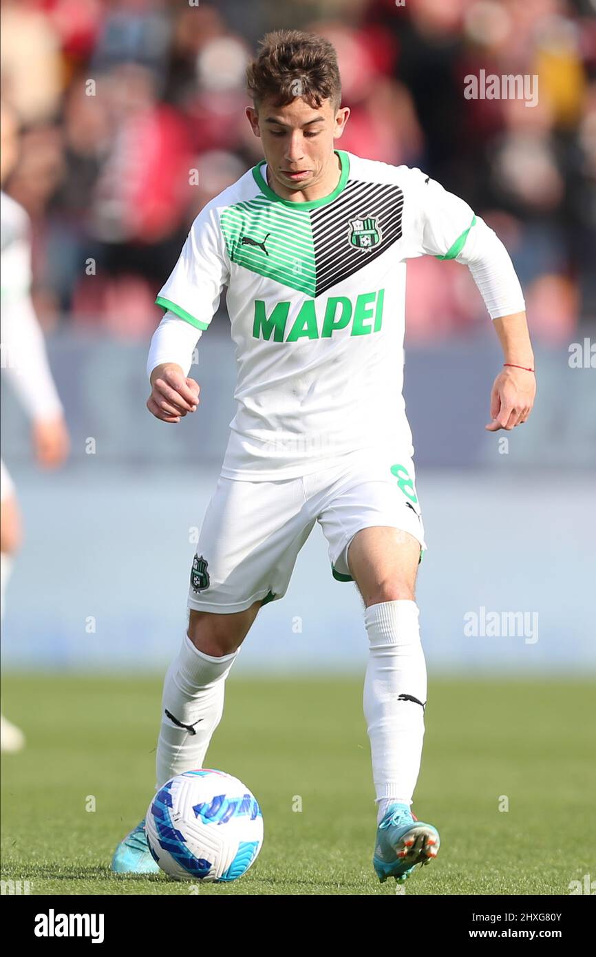 Maxime Lopex of US Sassuolo during Atalanta BC vs US Sassuolo, 10° Serie A  Tim 2022-23 game at Gewiss - Atleti Azzurri d'Italia Stadium in Bergamo (B  Stock Photo - Alamy