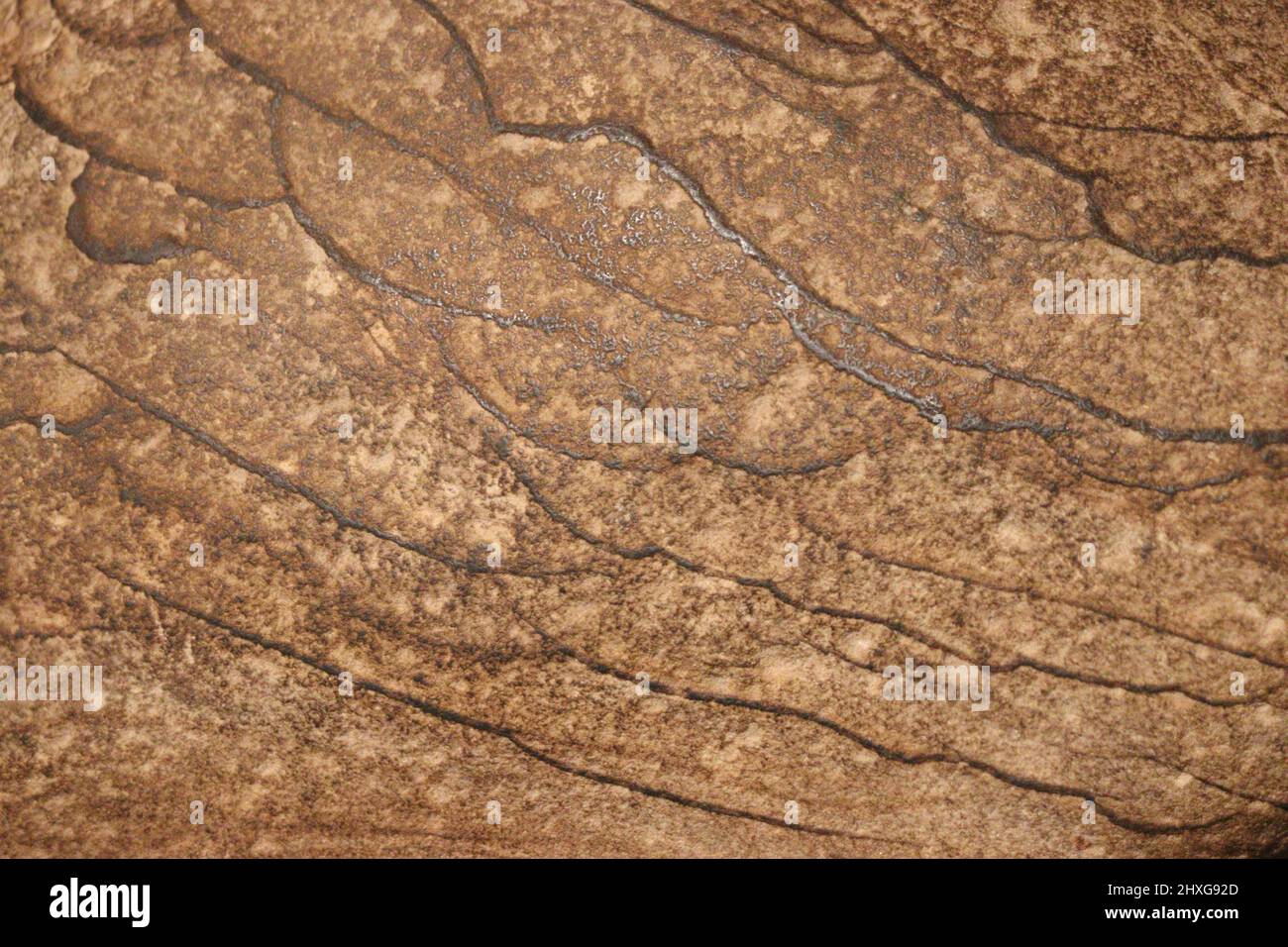 Patterns and textures in minerals and quartz Stock Photo