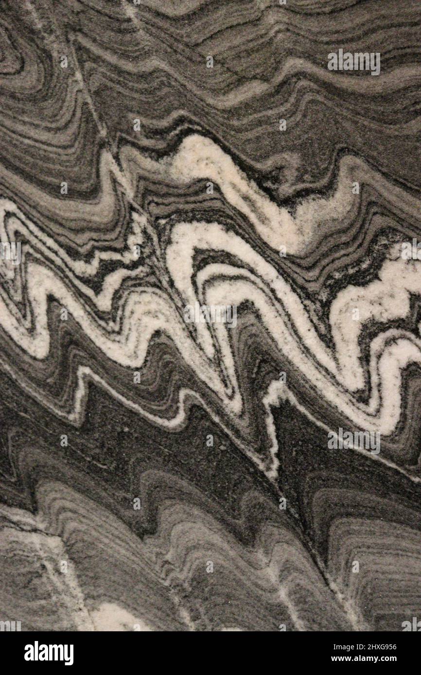 Patterns and textures in minerals and quartz Stock Photo