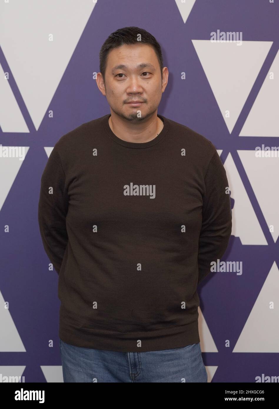 Ryusuke Hamaguchi arrives at the Academy Award nominees reception at the Berkeley Hotel in London. Picture date: Saturday March 12, 2022. Stock Photo