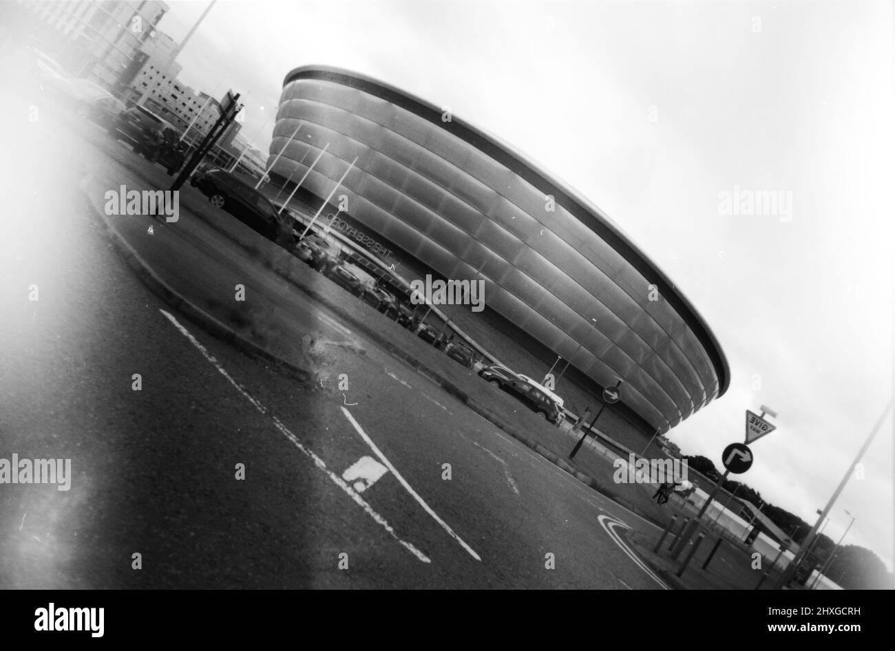 Ufo Invasion House Stock Photo
