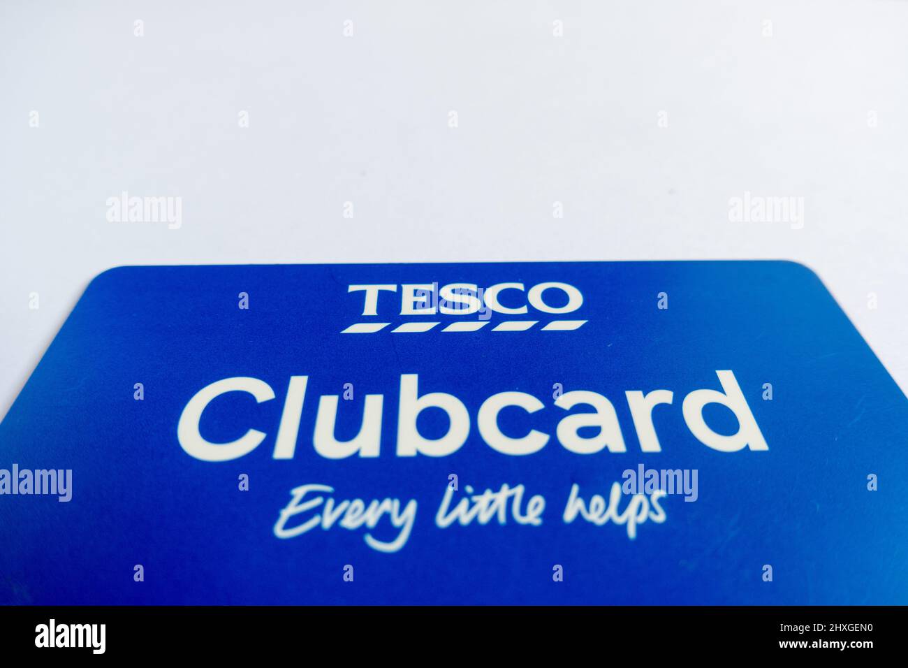 Tesco Clubcard Stock Photo