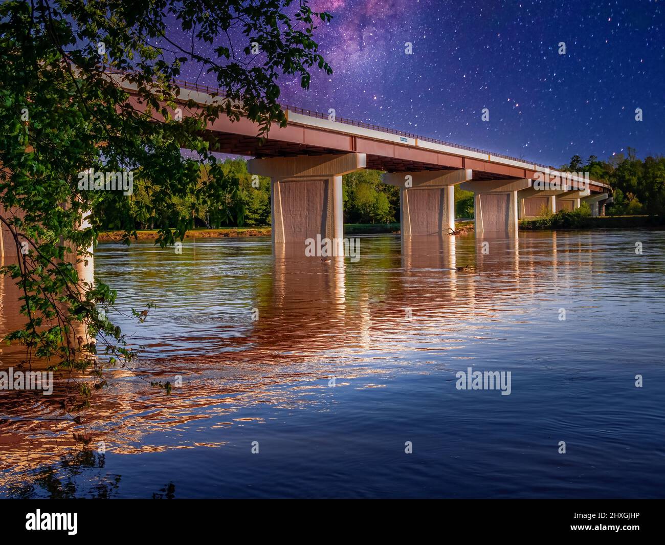 Huguenot Bridge over the James River, Richmond, VA Stock Photo Alamy