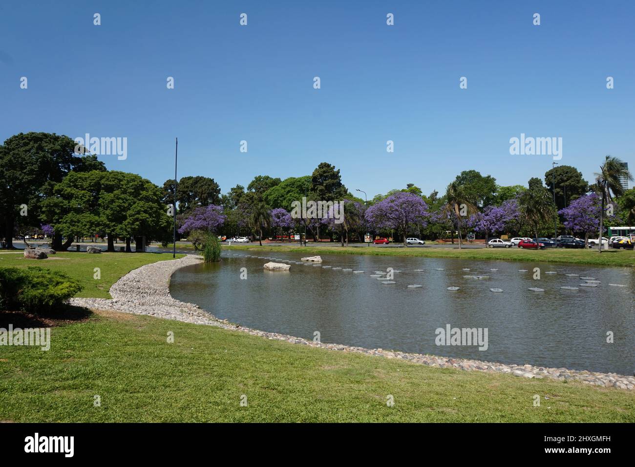 Park in Buenos Aires Stock Photo